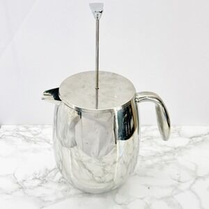 Bodum 34oz 8 Cup Columbia French Press Coffee Stainless Steel Double Wall